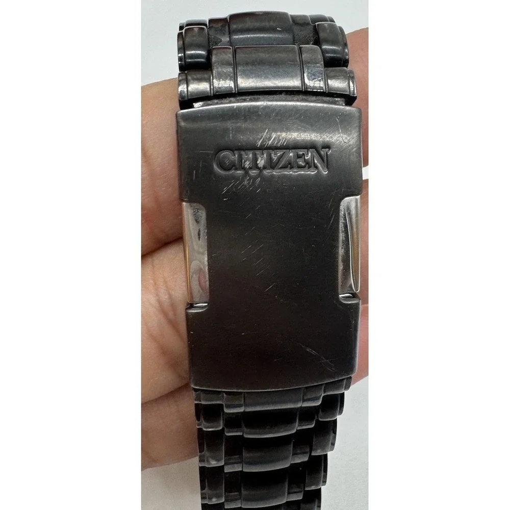 Citizen Eco-Drive Perpetual Calendar Black Ion-Plated Watch BL8005-77E GN-4W-S